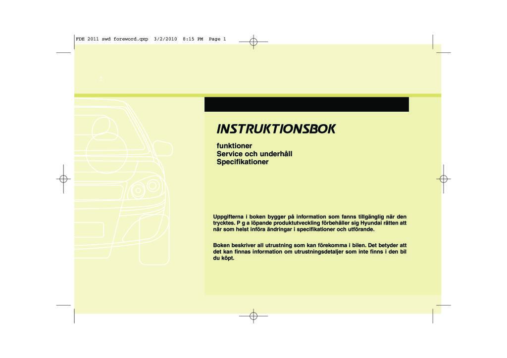 Hyundai I30 2012 User Manual Pdf